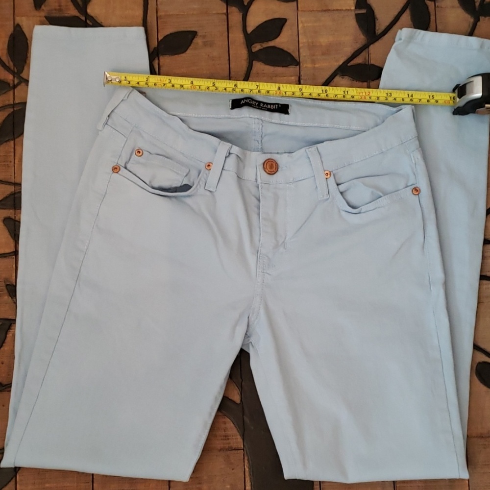 Angry Rabbit light blue Jeans Size 27 - Picture 5 of 8